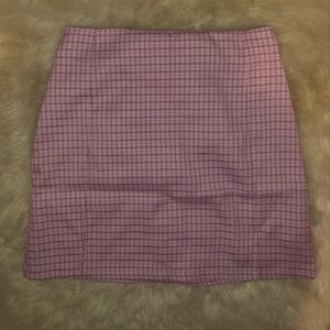 SHEIN CHECKERED MINI SKIRT